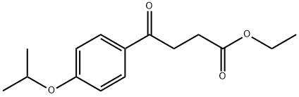 ETHYL 4-OXO-4-(4-ISOPROPOXYPHENYL)BUTYRATE Structure