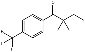 2,2-DIMETHYL-4'-TRIFLUOROMETHYLBUTYROPHENONE Structure