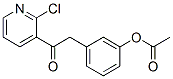 3-ACETOXYBENZYL 2-CHLORO-3-PYRIDYL KETONE Structure