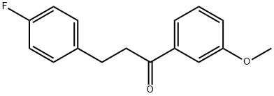 3-(4-FLUOROPHENYL)-3'-METHOXYPROPIOPHENONE Structure
