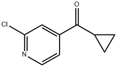 (2-CHLORO-PYRIDIN-4-YL)-CYCLOPROPYL-METHANONE Structure