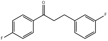 4'-FLUORO-3-(3-FLUOROPHENYL)PROPIOPHENONE Structure