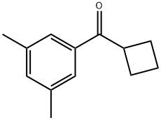 CYCLOBUTYL 3,5-DIMETHYLPHENYL KETONE Structure