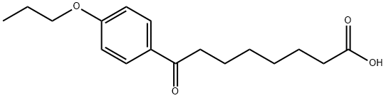 8-OXO-8-(4-N-PROPOXYPHENYL)OCTANOIC ACID Structure