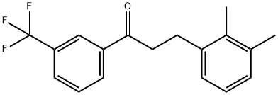 3-(2,3-DIMETHYLPHENYL)-3'-TRIFLUOROMETHYLPROPIOPHENONE Structure
