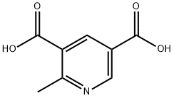 2-Methylpyridine-3,5-dicarboxylic Acid Structure
