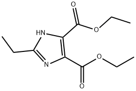 1H-IMidazole-4,5-dicarboxylic acid, 2-ethyl-, diethyl ester Structure