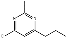 4-chloro-2-methyl-6-propylpyrimidine Structure