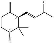 [1alpha(E),3beta]-4-(2,2,3-trimethyl-6-methylenecyclohexyl)but-3-en-2-one Structure