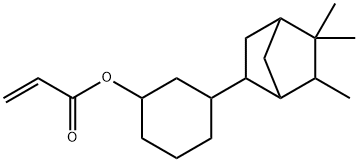 3-Isobornylcyclohexyl acrylate Structure