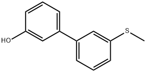 3'-(METHYLTHIO)-1,1'-BIPHENYL-3-OL Structure