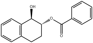 (1R,2R)-trans-1-Hydroxy-1,2,3,4-tetrahydro-2-naphthyl benzoate Structure