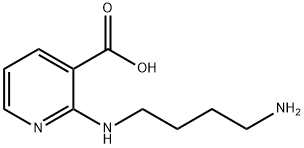2-(4-AMINO-BUTYLAMINO)-NICOTINIC ACID Structure