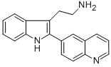 2-(2-QUINOLIN-6-YL-1H-INDOL-3-YL)-ETHYLAMINE Structure