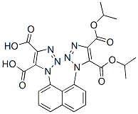 1,1'-(Naphthalene-1,8-diyl)bis(1H-1,2,3-triazole-4,5-dicarboxylic acid diisopropyl) ester Structure