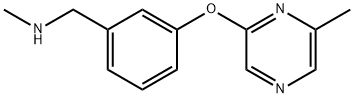 N-Methyl-3-[(6-methylpyrazin-2-yl)oxy]benzylamine Structure