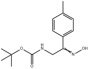 (2-HYDROXYIMINO-2-P-TOLYL-ETHYL)-CARBAMIC ACID TERT-BUTYL ESTER Structure