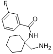 N-(1-AMINOMETHYL-CYCLOHEXYL)-3-FLUORO-BENZAMIDE Structure