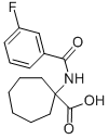1-(3-FLUORO-BENZOYLAMINO)-CYCLOHEPTANECARBOXYLIC ACID Structure