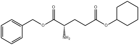 L-GLUTAMIC ACID, 5-CYCLOHEXYL 1-(PHENYLMETHYL) ESTER Structure