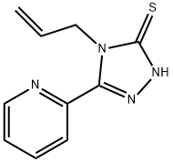 4-ALLYL-5-PYRIDIN-2-YL-4H-1,2,4-TRIAZOLE-3-THIOL Structure