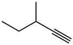 3-METHYL-1-PENTYNE Structure