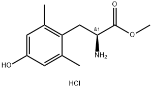 (S)-2,6-DIMETHYLTYROSINE METHYL ESTER HYDROCHLORIDE Structure