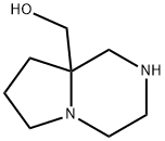 Pyrrolo[1,2-a]pyrazine-8a(6H)-methanol,  hexahydro- Structure