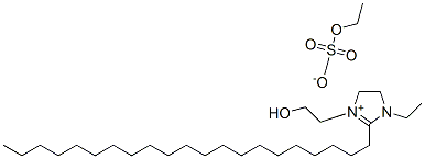 1-ethyl-2-henicosyl-4,5-dihydro-3-(2-hydroxyethyl)-1H-imidazolium ethyl sulphate Structure