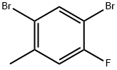 2 4-DIBROMO-5-FLUOROTOLUENE Structure