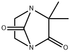 1,4-Diazabicyclo[2.2.1]heptane-2,7-dione,3,3-dimethyl-(9CI) Structure