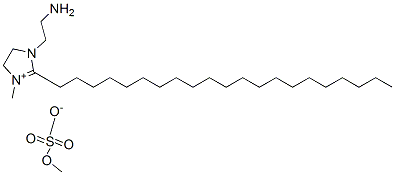 1-(2-aminoethyl)-2-henicosyl-4,5-dihydro-3-methyl-1H-imidazolium methyl sulphate Structure