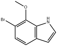 1H-Indole, 6-broMo-7-Methoxy- Structure