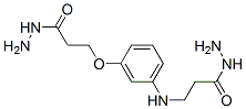 N-[3-(3-hydrazino-3-oxopropoxy)phenyl]-beta-alaninohydrazide Structure