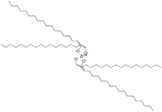 zirconium(4+) (Z)-octadecen-1-olate Structure