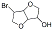 6-bromohexahydrofuro[3,2-b]furan-3-ol Structure