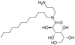 N-(3-aminopropyl)-N-dodecyl-D-gluconamide Structure