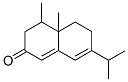 4,4a,5,6-tetrahydro-7-isopropyl-4,4a-dimethylnaphthalene-2(3H)-one Structure