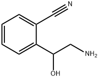 Benzonitrile,  2-(2-amino-1-hydroxyethyl)- Structure