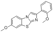 7-METHOXY-2-(2-METHOXYPHENYL)IMIDAZO[2,1-B]BENZOTHIAZOLE Structure