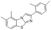 5,6-DIMETHYL-2-(2,4-DIMETHYLPHENYL)IMIDAZO[2,1-B]BENZOTHIAZOLE Structure