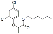 hexyl 2-(2,4-dichlorophenoxy)propionate  Structure