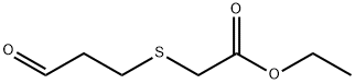 ethyl [(3-oxopropyl)thio]acetate Structure