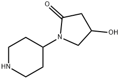 4-HYDROXY-1-PIPERIDIN-4-YL-PYRROLIDIN-2-ONE Structure