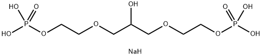 disodium 2,2'-[2-hydroxypropane-1,3-diylbis(oxy)]diethyl dihydrogen diphosphate Structure
