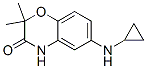 2H-1,4-Benzoxazin-3(4H)-one,  6-(cyclopropylamino)-2,2-dimethyl- Structure
