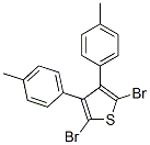 2,5-DIBROMO-3,4-DI-P-TOLYL-THIOPHENE Structure