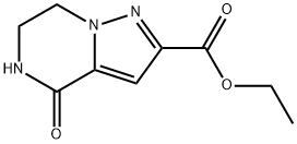 吡唑并[1,5-A]吡嗪-2-甲酸, 4,5,6,7-四氢-4-氧代-, 乙基 酯