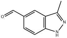 1H-Indazole-5-carboxaldehyde,  3-methyl- Structure
