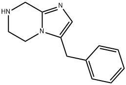 IMidazo[1,2-a]pyrazine, 5,6,7,8-tetrahydro-3-(phenylMethyl)- Structure